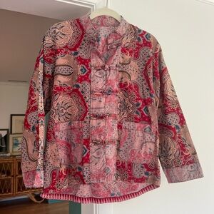 Vintage button up blouse jacket